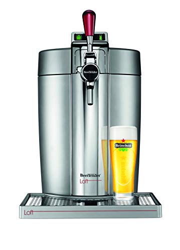 Krups vb700e00 máquina de cerveza Beertender Loft Edition plata/cromo