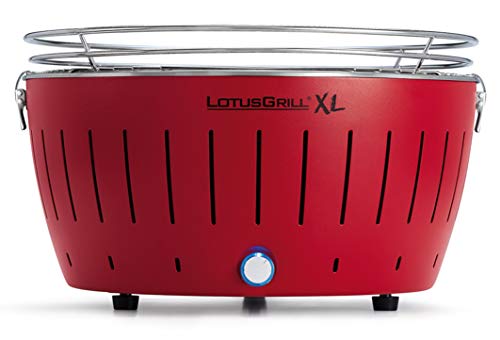 LotusGrill XL LG G435 U RD - ROJO - Barbacoa con baterías y cable de...