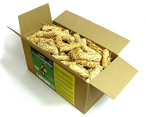 ECO Firelighters 200pcs. in the box, For Fireplace, Stoves, Barbecues and...